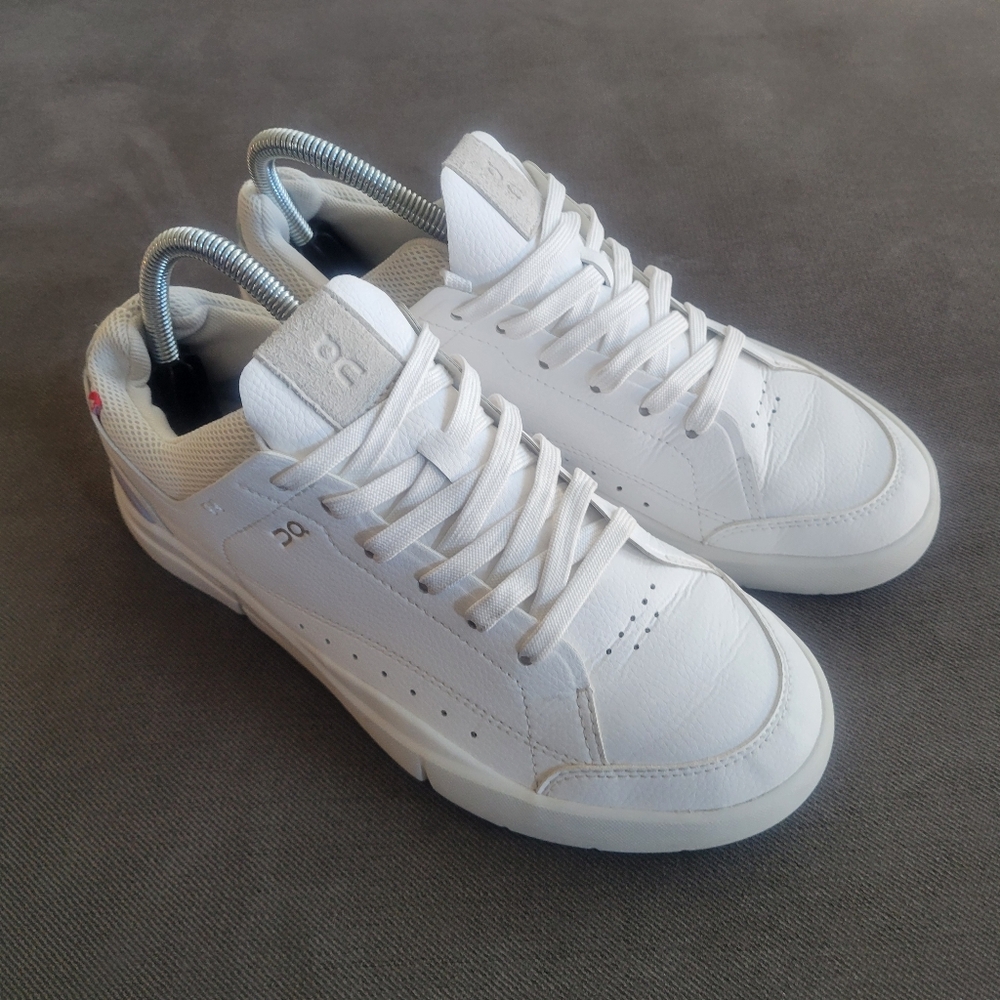 On Running White Low-Top Athletic Sneakers